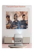 DEANB APR01 4K UHD Akıllı Taşınabilir LED Projeksiyon Cihazı Full HD 2.4+5G Wi-Fi Ev Sineması Projeksiyonu - 5