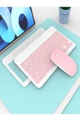 DEANB Bkb011 Mini 24x15cm Kablosuz Bluetooth Klavye & Mouse Seti - Universal Uyumlu, Taşınabilir Ve Şarjlı - 4