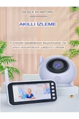 DEANB Full hd Bebek Kamerası 2.4 ghz Wireless, 360° Dönen Ptz Gece Görüş, Monitörlü Interkom Özellikli - 6