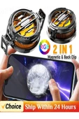 DEANB CX007 2in1 Magnet Spring Clip 15W RGB Telefon Tablet Soğutma Radyatör Fanı Cep Oyun Radyatörü - 4