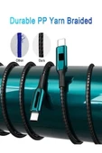 ÇELİKWORK Fc037 30cm Çinko 3a, 60watt Hızlı Şarj/data Kablosu, Usb-c To Type-c 0.3m, Ara Kablo - 5