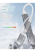 çelikwork inspiring technology FH-6 Metalik 4İN 1 USB + Type-C Çevirici, USB 3.0 Hızlı Klavye-Mouse Data Çoklayıcı HUB - 4