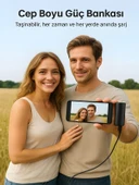 ÇELİKWORK Fp8 5000mah Lightning Iphone Uyumlu 20w Ultra Hızlı Şarj Taşınabilir Batarya Lcd Powerbank thumbnail 2