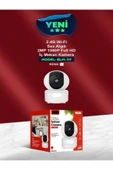 DEANB 2.4G Wİ-Fİ 2MB 1080P Full HD 360° Hareket Algılama Gece Görüş İNTERKOM Bebek Güvenlik Kamera - 8