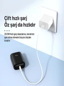 ÇELİKWORK Fp011 10000mah Pd 22.5watt Hızlı Telefon Şarj Aleti Elektronik Taşınabilir Type-c Batarya Powerbank thumbnail 3