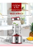DEANB BPA İÇERMEZ TURBO Buz Kırıcı Paslanmaz 6 Çelik Bıçaklı Şarjlı 450 ml Taşınabilir Kişisel BLENDER - 1