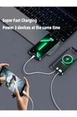 çelikwork inspiring technology 10000mh Kablolu 22.5w Iphone Magsafe 15w Elektronik Taşınabilir Batarya Powerbank Telefon Şarj Aleti thumbnail 5