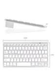 DEANB Mini IOS Android Windows Uyumlu 2.4G+BT5.2+BT3.0 Bluetooth Klavye Mouse Seti - 4