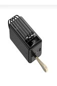 ÇELİKWORK 80000mAh 22.5W Hızlı Şarj LCD Gösterge Dahili Lightning Type-C Micro Kablolu 7 Portlu Powerbank - 1