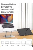 DEANB Blt032 Katlanabilir Alüminyum Karbon Alaşımlı/4-18inc Mekanizmalı Laptop&tablet&macbook Standı thumbnail 5