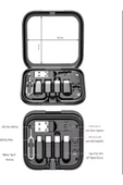 çelikwork inspiring technology Aynalı, Standlı 8-in-1 Çok Işlevli Seyahat Seti - Type-c, Usb, Micro, Lightning Port Çevirici thumbnail 8