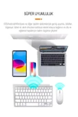 DEANB Mini IOS Android Windows Uyumlu 2.4G+BT5.2+BT3.0 Bluetooth Klavye Mouse Seti - 8