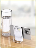 ÇELİKWORK PW-122 10000mAh 15W Kablosuz Kablolu LCD 22.5W Mikro Lightning Type-C Kablolu Powerbank thumbnail 4