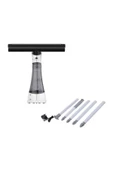 DEANB Vakumlu Şarjlı 4 Led Işıklı Cam Pencere Temizleme Makinesi Robot Süpürge Spreyli 140ml Tank - 2
