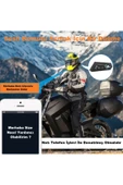 ÇELİKWORK Bt22 Hıfı 5.0 Edr Su Geçirmez Kablosuz Interkom Desteği Motosiklet Kask Kulaklığı Motorcu Kulaklığı - 8