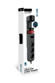 ÇELİKWORK Masa Tutacaklı Akım Korumalı 2xusb-a, 3'lü Priz, Pd 20w 1usb-c Tepe-c Çoklayıcı Tutacaklı Priz - 7