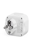 DEANB AC-115 2500W 3.4A 2USB 1Type-C 1Soket Akım Korumalı Şarj Adaptörü Priz Çoğaltıcı - 2