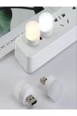 DEANB 4 Adet 6000k Usb Mini Led Gece Lambası – 5v-1a, 1w Ortam Aydınlatma Ve Uyku Işığı - 1