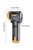 DEANB 3600mah 150psı Lcd Ekranlı Kompresör Araç, Motosiklet, Scooter, Top Hava Pompası - 6