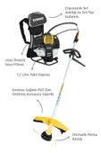 RTM9638 Benzinli Sırt Tipi Tırpan 52 Cc 1.9 Hp - (Tırpan Bıçağı, Misina Başlığı, Hediyeli) - 2