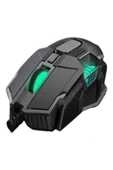 DEANB 6in1 Ergonomik Tutuş RGB Işıklı 6400DP HIZ 1.5M Kablolu Oyuncu Game Mouse - 2