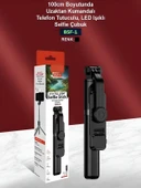 DEANB Bluetooth Kumandalı Tripod Telefon Tutuculu Selfie Çubuğu Telefon, Kamera, Lamba, Yayın Standı thumbnail 8