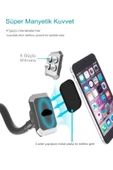 DEANB Fhd07 Neodimyum Manyetik Araç Telefon Tutucu - Universal Yapışkanlı Telefon Standı, Siyah - 4