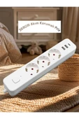 ÇELİKWORK FTR/16 3680W 16A 3 Priz, 2 USB, 1 Type-C, 1.8 Metre Akım Korumalı Priz - 4