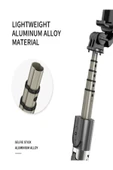DEANB Bluetooth Kumandalı Tripod Telefon Tutuculu Selfie Çubuğu Telefon, Kamera, Lamba, Yayın Standı - 4