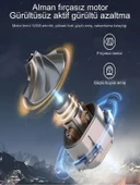 DEANB AHV 8in1 Kablosuz 16000PA Araç Ev Ofis İçi Mini Süpürge 6000mAh Şarjlı Vakum + Üfleme thumbnail 6