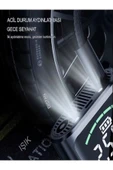 DEANB 150PSI 3600mAh Dijital Taşınabilir Araç Hava Kompresörü Led ışıklı Lastik Şişirme Pompası - 3