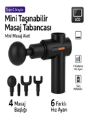 DEANB AMG017 Taşınabilir Sessiz Mini Masaj Aleti - 6 Hız Ayarlı, LCD Ekran, 3600RPM thumbnail 1