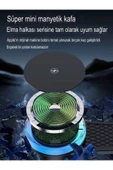 DEANB F-15 360° Magsafe Kablosuz 15W Şarj Mıknatıslı RGB Işık Araç İçi Telefon Tutucular Oto Aksesuarları - 2