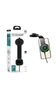DEANB Fhd-15 360° Kablosuz 15w Şarj Mıknatıslı Torpido Için Tutacak Rgb Işıklı Araç Içi Telefon Tutucu - 1