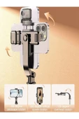 DEANB Bluetooth Kumandalı Tripod Telefon Tutuculu Selfie Çubuğu Telefon, Kamera, Lamba, Yayın Standı - 2