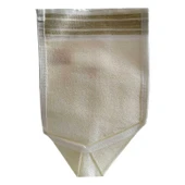 İpek Sırt ve Vücut Tellak Kese Beyaz 16X27 thumbnail 1