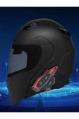 ÇELİKWORK Shark2 Motorcu Kask Kulaklığı 2 Kişi 1km Interkom Gürültü Azaltma Müzik Paylaşımı Rgb Işık Wireless thumbnail 5