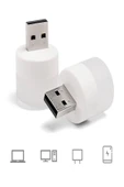 DEANB 4 Adet 6000k Usb Mini Led Gece Lambası – 5v-1a, 1w Ortam Aydınlatma Ve Uyku Işığı - 6