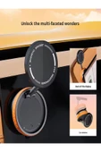 DEANB ATD 360° Mekanizmalı Katlanabilir Araç, Ev ve Ofis İçi Telefon & Navigasyon Tutucu Stand - 6