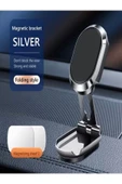 DEANB T-92 360° Dönebilen Zink Metal Çinko Alaşımlı Manyetik Tutacak Araç Içi Cep Telefonu Tutucu - 3