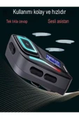 DEANB IP68 Su Geçirmez FM Radyolu Fenerli HD LCD Ekran İNTERKOM Bluetooth Motosiklet Kask Kulaklığı - 6