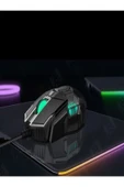 DEANB 6in1 Ergonomik Tutuş RGB Işıklı 6400DP HIZ 1.5M Kablolu Oyuncu Game Mouse - 3
