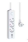 ÇELİKWORK FTR/16 3680W 16A 3 Priz, 2 USB, 1 Type-C, 1.8 Metre Akım Korumalı Priz - 2