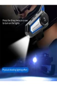 DEANB BT031 İNTERKOM 1000mAh IP67 Su Geçirmez Stereo HD Motosiklet Kablosuz Kask Kulaklığı - 4