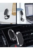 DEANB T-92 360° Dönebilen Zink Metal Çinko Alaşımlı Manyetik Tutacak Araç Içi Cep Telefonu Tutucu - 5