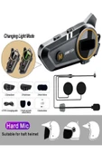 DEANB C050 Ip67 Su Geçirmez Interkom 3d Surround Bas Motosiklet Stereo Bluetooth Kask Kulaklığı thumbnail 7