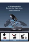 DEANB ATD 360° Mekanizmalı Katlanabilir Araç, Ev ve Ofis İçi Telefon & Navigasyon Tutucu Stand - 7