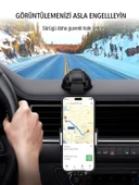 DEANB T78 360 Dönebilen Hidrolik Kanatlı Vantuzlu Araç Içi Telefon Tutucu Ayna Torpido Montajı Tutacak thumbnail 2