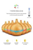 DEANB 500ml Kumandalı Ahşap Desenli Aroma Difüzör – 7 Renk LED, RGB Işıklı Hava Nemlendirici - 7
