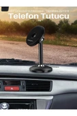 DEANB T067 360° Dönebilen Mıknatıslı Araç Içi Telefon Tutucu - Torpido Üstü Magnetic Tutacak - 8